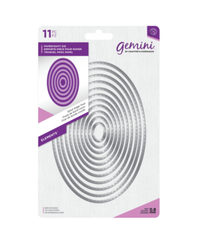 Gemini Stitch Edge Oval Papercraft Die (GEM-MD-ELE-STOV) Gemini Stitch Edge Oval Papercraft Die (GEM-MD-ELE-STOV)