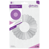 Gemini Scalloped Edge Circle Papercraft Die (GEM-MD-ELE-SCCI)