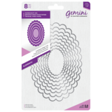 Gemini Scalloped Edge Oval Papercraft Die (GEM-MD-ELE-SCOV)
