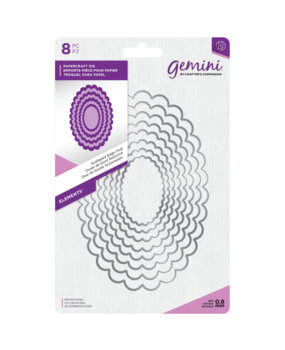 Gemini Scalloped Edge Oval Papercraft Die (GEM-MD-ELE-SCOV)