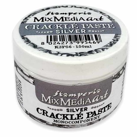 Stamperia Crackle Paste 150ml Silver (K3P56) Stamperia Crackle Paste 150ml Silver (K3P56)