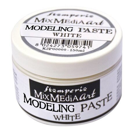 Stamperia Modeling Paste 150ml White (K3P38W) Stamperia Modeling Paste 150ml White (K3P38W)