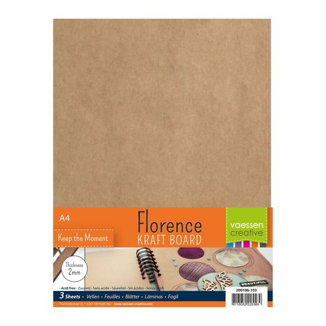Vaessen Creative Kraft Board A4 2 mm Dik (200106-103) Vaessen Creative Kraft Board A4 2 mm Dik (200106-103)
