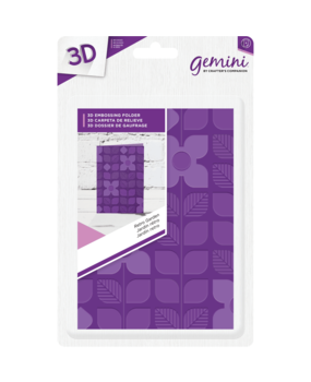 Gemini Retro Garden Embossing Folder (GEM-EFA6-3D-RG)