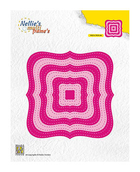 Nellie Snellen Multi Frame Stiched Braced Squares (MFD132) Nellie Snellen Multi Frame Stiched Braced Squares (MFD132)