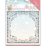 Yvonne Creations Welcome Baby Star Frame Cutting Die (YCD10135)