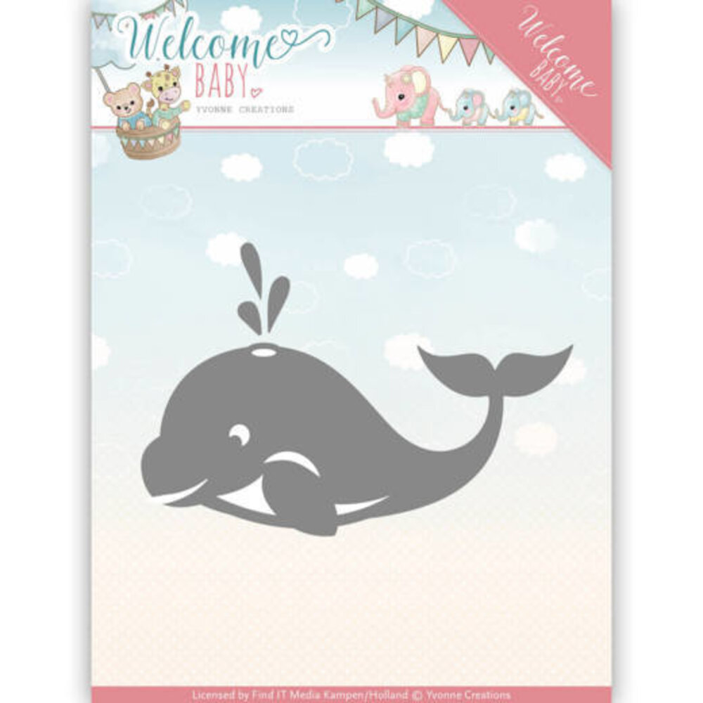 Yvonne Creations Welcome Baby Little Orca Cutting Die (YCD10139) Yvonne Creations Welcome Baby Little Orca Cutting Die (YCD10139)