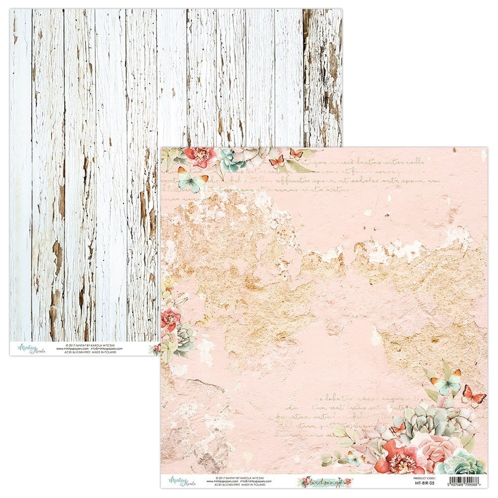 Mintay Bird Song 12x12 Inch Scrapbooking Paper Set (MT-BIR-07) Mintay Bird Song 12x12 Inch Scrapbooking Paper Set (MT-BIR-07)