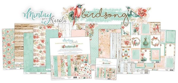 Mintay Bird Song 12x12 Inch Scrapbooking Paper Set (MT-BIR-07) Mintay Bird Song 12x12 Inch Scrapbooking Paper Set (MT-BIR-07)