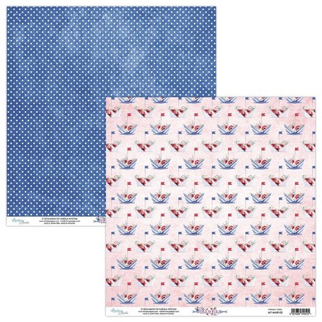 Mintay Marina 12x12 Inch Scrapbooking Paper Set (MT-MAR-07) Mintay Marina 12x12 Inch Scrapbooking Paper Set (MT-MAR-07)