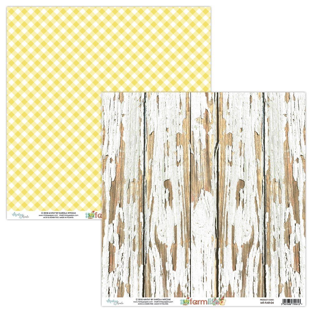 Mintay Farmlife 12x12 Inch Scrapbooking Paper Set (MT-FAR-07) Mintay Farmlife 12x12 Inch Scrapbooking Paper Set (MT-FAR-07)