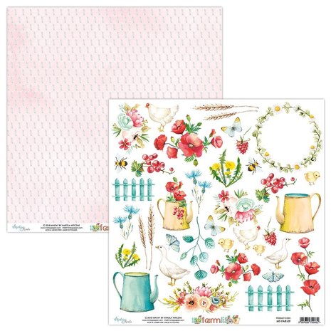Mintay Farmlife 12x12 Inch Scrapbooking Paper Set (MT-FAR-07) Mintay Farmlife 12x12 Inch Scrapbooking Paper Set (MT-FAR-07)