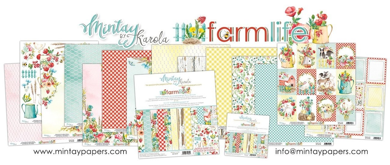 Mintay Farmlife 12x12 Inch Scrapbooking Paper Set (MT-FAR-07) Mintay Farmlife 12x12 Inch Scrapbooking Paper Set (MT-FAR-07)
