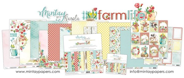 Mintay Farmlife 12x12 Inch Scrapbooking Paper Set (MT-FAR-07) Mintay Farmlife 12x12 Inch Scrapbooking Paper Set (MT-FAR-07)