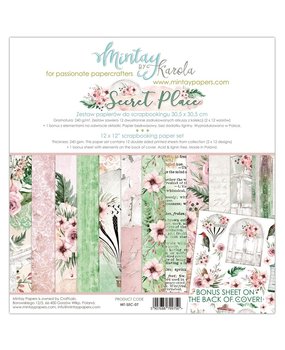 Mintay Secret Place 12x12 Inch Scrapbooking Paper Set (MT-SEC-07) Mintay Secret Place 12x12 Inch Scrapbooking Paper Set (MT-SEC-07)