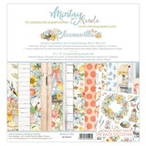 Mintay Bloomville 12x12 Inch Scrapbooking Paper Set (MT-BLM-07)