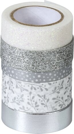 Heyda Deco Tape Mix Silver (203584520) Heyda Deco Tape Mix Silver (203584520)