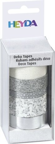Heyda Deco Tape Mix Silver (203584520) Heyda Deco Tape Mix Silver (203584520)