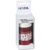 Heyda Deco Tape Mix Christmas Red (203584522)