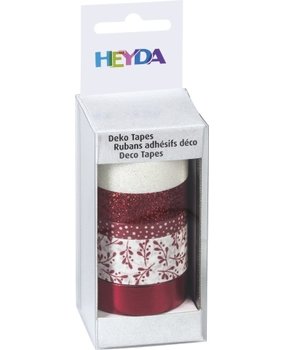 Heyda Deco Tape Mix Christmas Red (203584522)