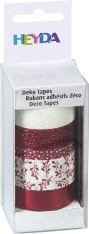 Heyda Deco Tape Mix Christmas Red (203584522)