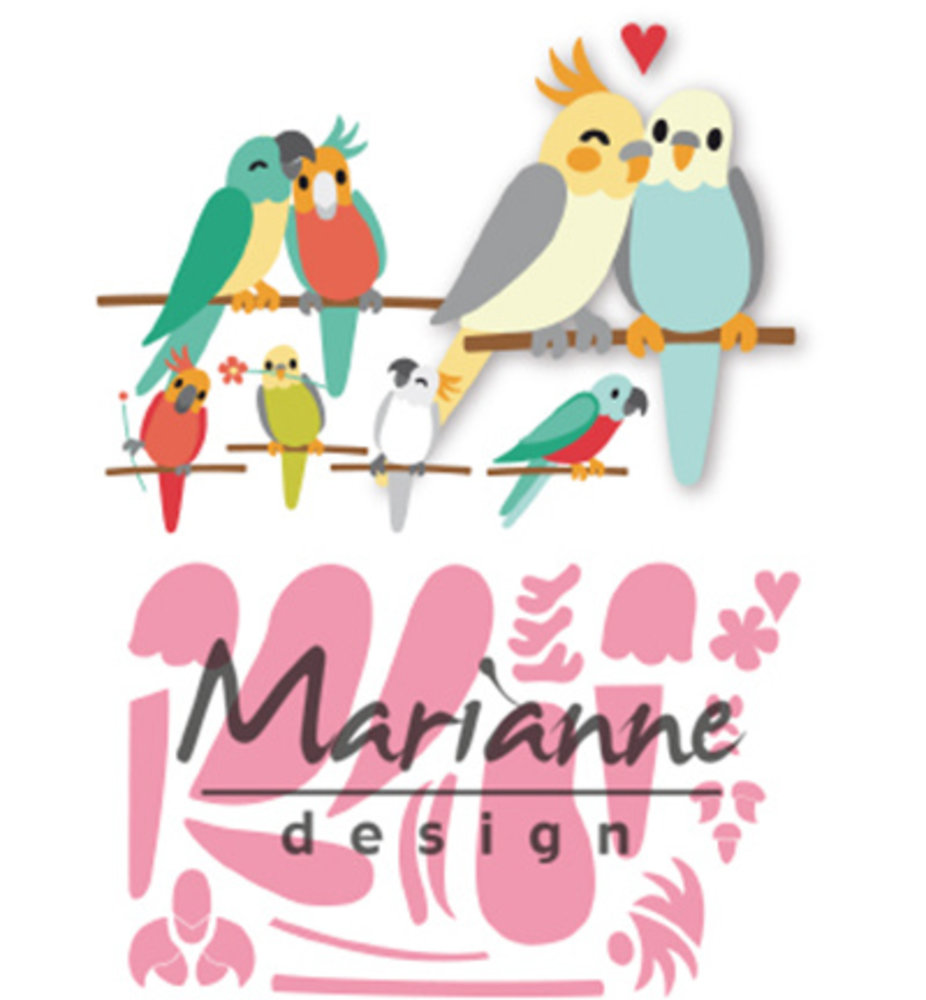 Marianne Design Collectable Eline's Birds (COL1465) Marianne Design Collectable Eline's Birds (COL1465)
