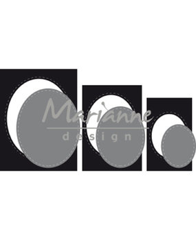 Marianne Design Craftable Basic Passe-Partouts Ovals (CR1467)