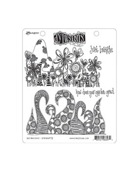 Ranger Dylusions Just Breath Cling Stamps (DYR66972) Ranger Dylusions Just Breath Cling Stamps (DYR66972)