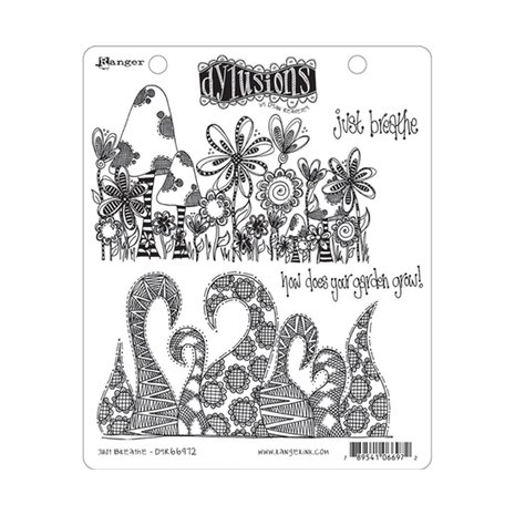 Ranger Dylusions Just Breath Cling Stamps (DYR66972) Ranger Dylusions Just Breath Cling Stamps (DYR66972)