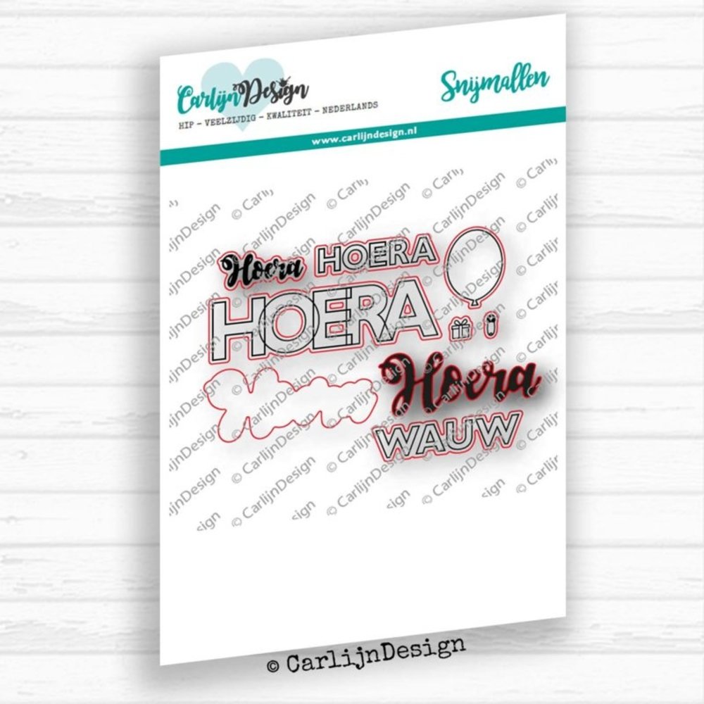 Carlijn Design Snijmal Hoera (CDSN-0002) Carlijn Design Snijmal Hoera (CDSN-0002)