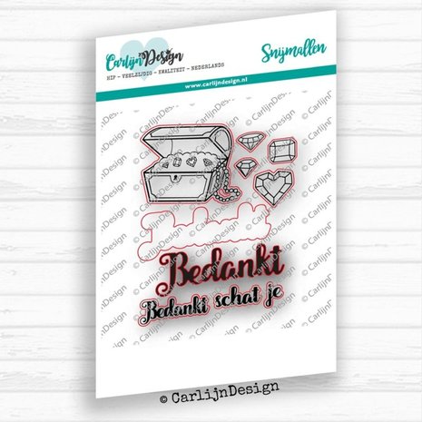 Carlijn Design Snijmal Bedankt Schat (CDSN-0003) Carlijn Design Snijmal Bedankt Schat (CDSN-0003)