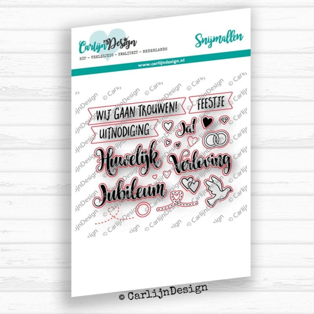 Carlijn Design Snijmal Huwelijk (CDSN-0007) Carlijn Design Snijmal Huwelijk (CDSN-0007)