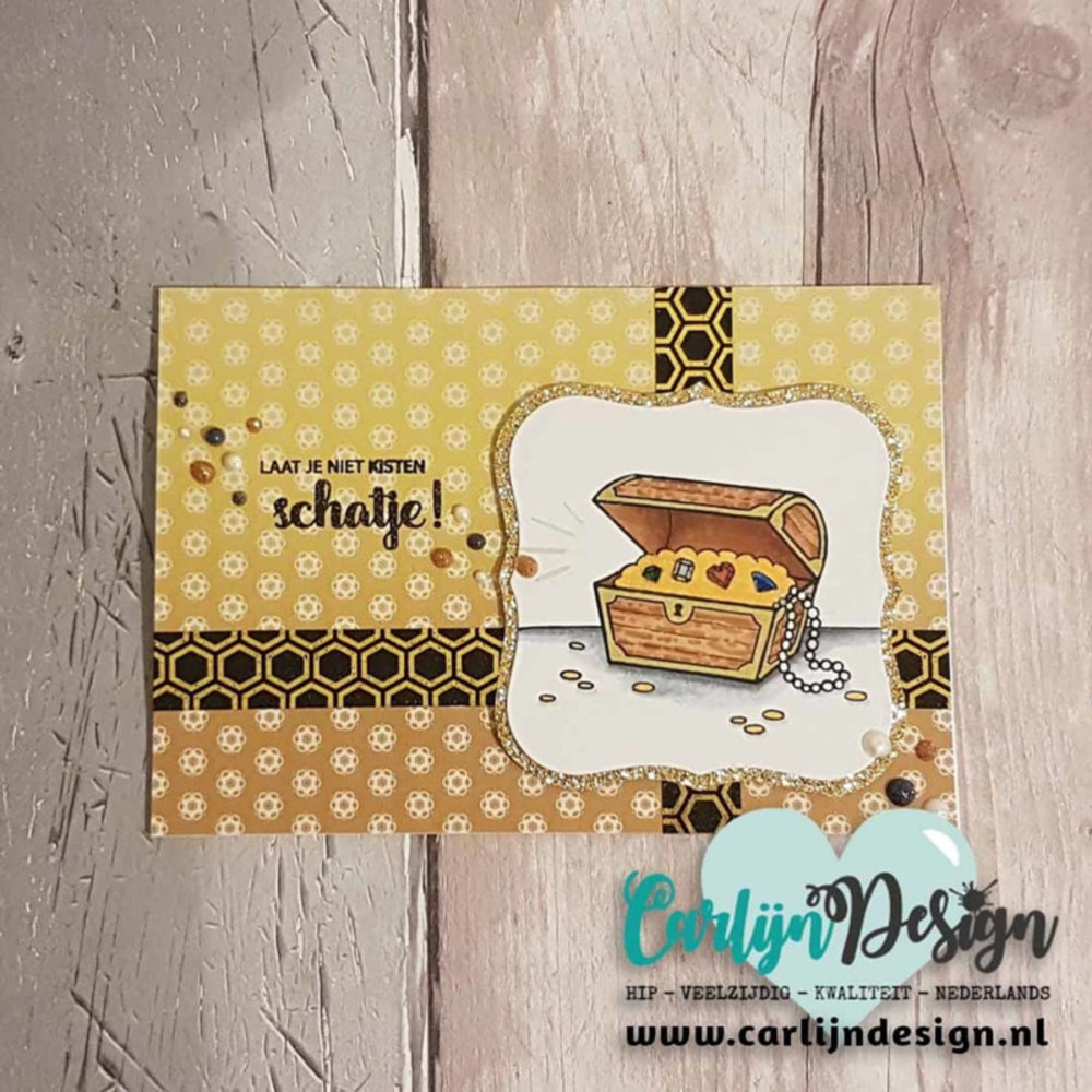 Carlijn Design Clear Stamps Bedankt Schat (CDST0003) Carlijn Design Clear Stamps Bedankt Schat (CDST0003)