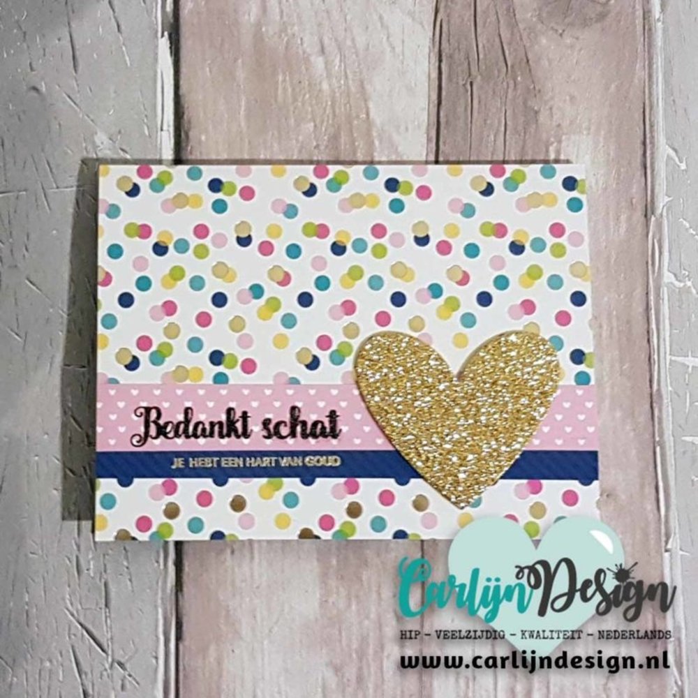 Carlijn Design Clear Stamps Bedankt Schat (CDST0003) Carlijn Design Clear Stamps Bedankt Schat (CDST0003)