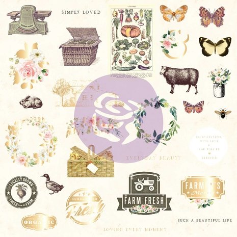 Prima Marketing Inc Spring Farmhouse Ephemera 2 (994945) Prima Marketing Inc Spring Farmhouse Ephemera 2 (994945)