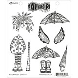 Ranger Dylusions Ruby Rainbow Cling Stamps (DYR34377)