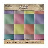 Idea-ology Metallic Confections 8x8 Inch Paper Stash (TH93784)