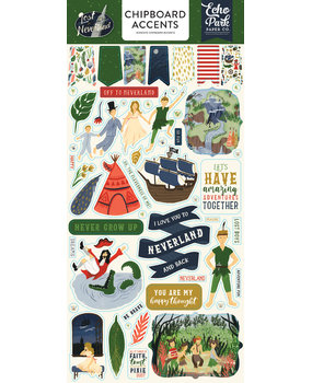 Echo Park Lost in Neverland 6x13 Inch Chipboard Accents (LIN179021) Echo Park Lost in Neverland 6x13 Inch Chipboard Accents (LIN179021)