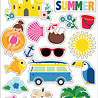 Echo Park I Love Summer 6x13 Inch Chipboard Accents (SU178021) Echo Park I Love Summer 6x13 Inch Chipboard Accents (SU178021)