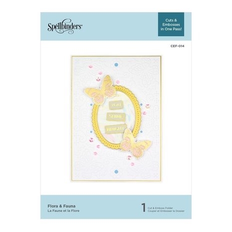 Spellbinders Flora & Fauna Cut & Embossing Folder (CEF-014) Spellbinders Flora & Fauna Cut & Embossing Folder (CEF-014)