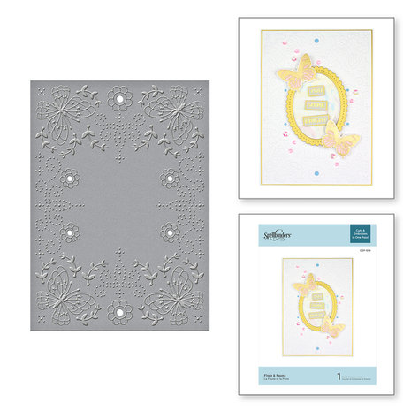 Spellbinders Flora & Fauna Cut & Embossing Folder (CEF-014) Spellbinders Flora & Fauna Cut & Embossing Folder (CEF-014)