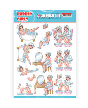 Yvonne Creations 3D Push Out Bubbly Girls Bubbly Bath (SB10346) Yvonne Creations 3D Push Out Bubbly Girls Bubbly Bath (SB10346)
