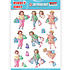 3D Push Out Bubbly Girls Shopping (SB10347) 3D Push Out Bubbly Girls Shopping (SB10347)