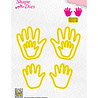 Nellie Snellen Shape Die 3x Baby Hands (SD165) Nellie Snellen Shape Die 3x Baby Hands (SD165)