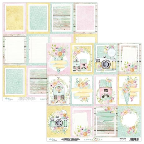 Mintay Lovely Day 12x12 Inch Scrapbooking Paper Set (MT-LOV-07)