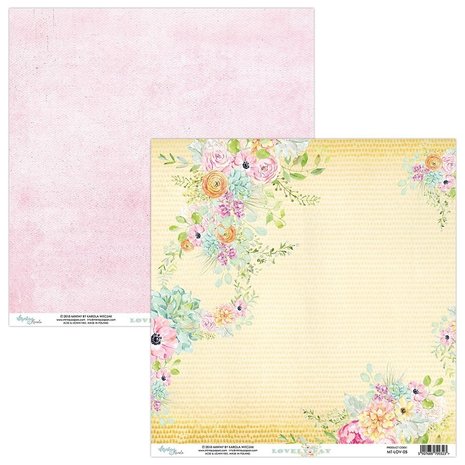 Mintay Lovely Day 12x12 Inch Scrapbooking Paper Set (MT-LOV-07)