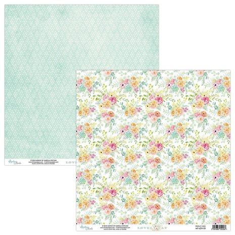 Mintay Lovely Day 12x12 Inch Scrapbooking Paper Set (MT-LOV-07)