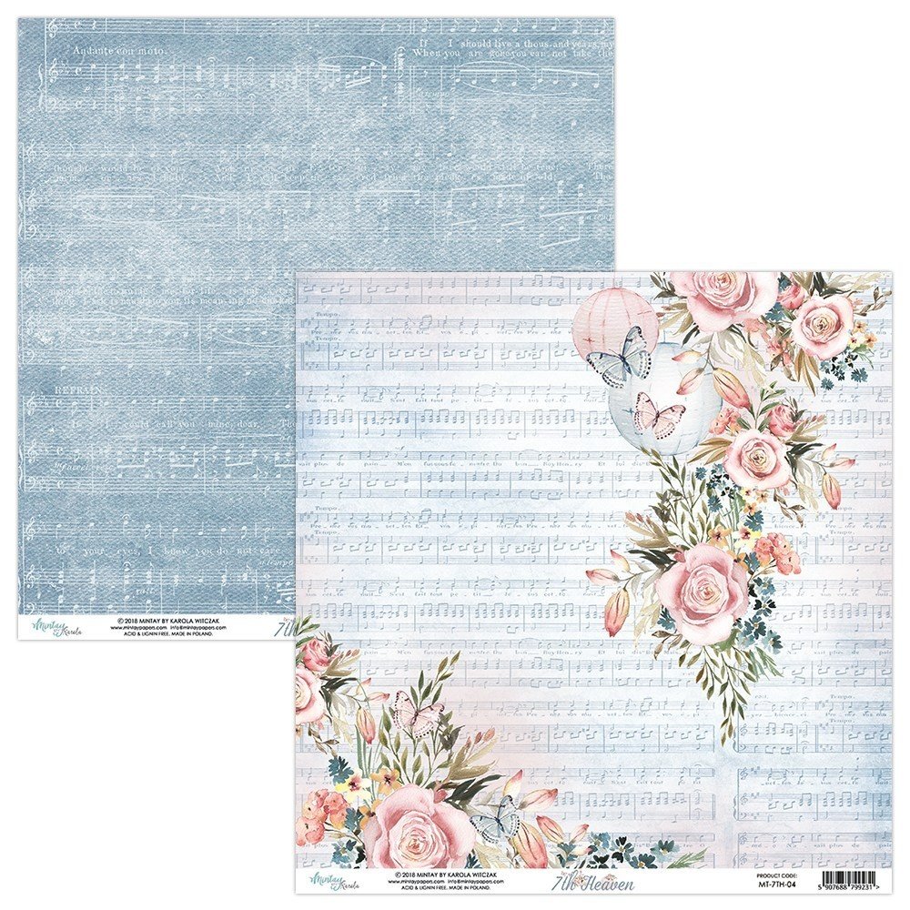 Mintay 7th Heaven 6x6 Inch Scrapbooking Paper Pad (MT-7TH-08) Mintay 7th Heaven 6x6 Inch Scrapbooking Paper Pad (MT-7TH-08)