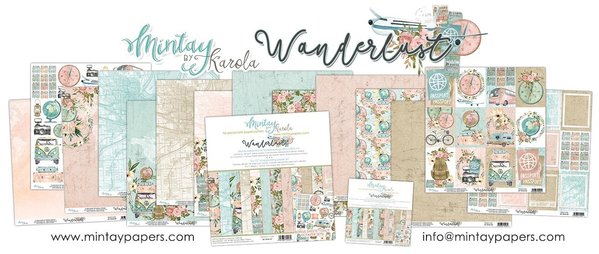 Mintay Wanderlust 6x6 Inch Scrapbooking Paper Pad (MT-WAN-08)