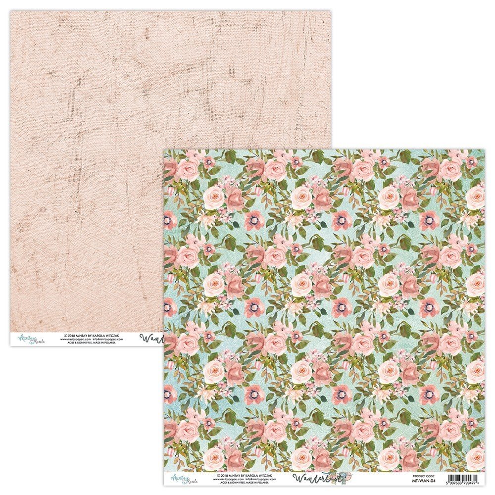 Mintay Wanderlust 6x6 Inch Scrapbooking Paper Pad (MT-WAN-08)